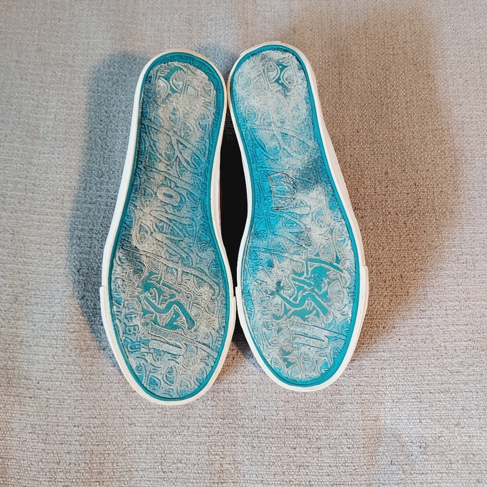 Blowfish Malibu Women's slip-on Distressed sneakers Sz-10 - Picture 5 of 6